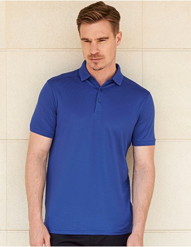 H-H460-Mens Slim Fit Stretch Polo Shirt + Wicking Finish